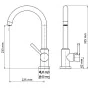 SCHÜTTE Round spout mixer tap CORNWALL low pressure by , Faucets - Ref: Foro24-435075, Price: 90,76 €, Discount: %