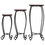 Mosaiktische 3 Stück Terrakotta-Keramik von , Topfständer - Ref: Foro24-46701, Preis: 87,62 €, Rabatt: %