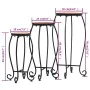 Mesitas de mosaico 3 uds cerámica terracota de , Soportes para macetas - Ref: Foro24-46701, Precio: 87,60 €, Descuento: %