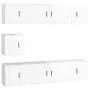 TV-Möbel-Set, 7-teilig, aus weiß glänzendem Sperrholz. von , TV-Möbel - Ref: Foro24-3188664, Preis: 280,87 €, Rabatt: %