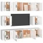 TV-Möbel-Set, 7-teilig, aus weiß glänzendem Sperrholz. von , TV-Möbel - Ref: Foro24-3188664, Preis: 280,87 €, Rabatt: %