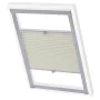 Cream pleated blind P06/406 by , Blinds and blinds - Ref: Foro24-131327, Price: 34,51 €, Discount: %