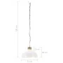 Industrielle Hängelampe 32 cm weiß E27 von , Lampen - Ref: Foro24-320834, Preis: 54,06 €, Rabatt: %