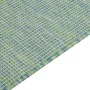Outdoor flat weave turquoise rug 100x200 cm by , Rugs - Ref: Foro24-340801, Price: 41,55 €, Discount: %