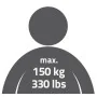 RIDDER Weißer Duschstuhl 150 kg A00602101 von , Duschsitze und Bänke - Ref: Foro24-421606, Preis: 107,62 €, Rabatt: %