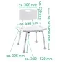 RIDDER White bath chair 150 kg A00602101 by , Shower seats and benches - Ref: Foro24-421606, Price: 107,62 €, Discount: %