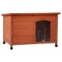 @Pet Plastic Flap Dog House Natural Bungalow 85x57x59 cm by , Dog kennels - Ref: Foro24-441163, Price: 114,54 €, Discount: %