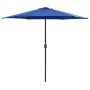 Gartenschirm mit blauem Aluminiummast in Azurblau 270x246 cm. von , Sonnenschirme - Ref: Foro24-47351, Preis: 60,46 €, Rabatt: %