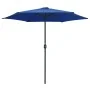Gartenschirm mit blauem Aluminiummast in Azurblau 270x246 cm. von , Sonnenschirme - Ref: Foro24-47351, Preis: 60,46 €, Rabatt: %