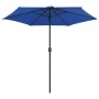 Garden umbrella with azure blue aluminum pole 270x246 cm by , Umbrellas - Ref: Foro24-47351, Price: 60,44 €, Discount: %