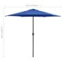 Garden umbrella with azure blue aluminum pole 270x246 cm by , Umbrellas - Ref: Foro24-47351, Price: 60,44 €, Discount: %