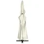 Gartenschirm mit weißem Aluminiummast, Sandfarbe, 600 cm. von , Sonnenschirme - Ref: Foro24-47370, Preis: 271,42 €, Rabatt: %