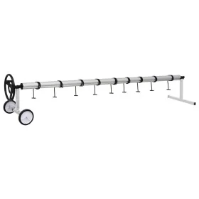 Pool cover roller for pools with a steel base by , Pool and spa accessories - Ref: Foro24-92245, Price: 293,99 €, Discount: %
