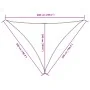 Triangular shade sail in gray taupe Oxford fabric 5x5x6 m by , Umbrellas - Ref: Foro24-135458, Price: 52,03 €, Discount: %