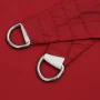Square red Oxford fabric sail shade 3.6x3.6 m by , Umbrellas - Ref: Foro24-135633, Price: 46,62 €, Discount: %