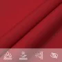 Square red Oxford fabric sail shade 7x7 m by , Umbrellas - Ref: Foro24-135638, Price: 150,02 €, Discount: %