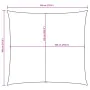 Square red Oxford fabric sail shade 7x7 m by , Umbrellas - Ref: Foro24-135638, Price: 150,02 €, Discount: %