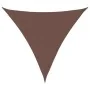 Triangular sail awning in brown Oxford fabric, 3x3x3 m. by , Umbrellas - Ref: Foro24-135830, Price: 26,05 €, Discount: %