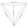 Triangular sail awning in brown Oxford fabric, 3x3x3 m. by , Umbrellas - Ref: Foro24-135830, Price: 26,05 €, Discount: %