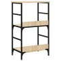 Engineered wood bookshelf in Sonoma oak, 50x33x82 cm. by , Bookcases and shelves - Ref: Foro24-835265, Price: 44,44 €, Discou...