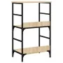 Estantería de madera de ingeniería roble Sonoma 50x33x82 cm de , Librerías y estanterías - Ref: Foro24-835265, Precio: 44,41 ...