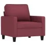 4-piece sofa set with red wine fabric cushions by , Sofas - Ref: Foro24-3201442, Price: 617,60 €, Discount: %