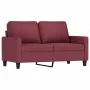 4-piece sofa set with red wine fabric cushions by , Sofas - Ref: Foro24-3201442, Price: 617,60 €, Discount: %