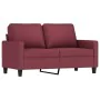 Sofagarnitur mit 4-teiligen Kissen, Stoff in Weinrot. von , Sofas - Ref: Foro24-3201442, Preis: 617,60 €, Rabatt: %