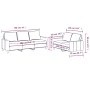 Zweiteiliges Sofaset mit braunem Stoff und Kissen. von , Sofas - Ref: Foro24-3201463, Preis: 491,51 €, Rabatt: %