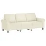 Sofagarnitur mit 3-teiligen cremefarbenen Samtkissen. von , Sofas - Ref: Foro24-3202268, Preis: 586,54 €, Rabatt: %