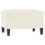 3-piece cream velvet sofa set with cushions by , Sofas - Ref: Foro24-3202268, Price: 586,54 €, Discount: %