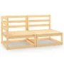 Juego de muebles de jardín 2 piezas madera maciza de pino de , Sofás modulares de exterior - Ref: Foro24-805690, Precio: 126,...