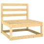 Zweiteiliges Gartensitzmöbel-Set aus massivem Kiefernholz. von , Modulare Sofas für den Außenbereich - Ref: Foro24-805690, Pr...