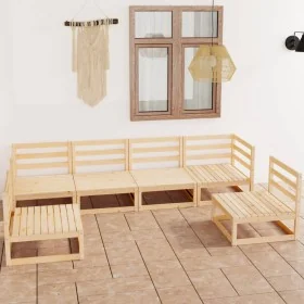 Gartengarnitur 6-teilig Massivholz Kiefer von , Gartensets - Ref: Foro24-3075399, Preis: 360,33 €, Rabatt: %