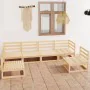 Juego de muebles de jardín 6 piezas madera maciza de pino de , Conjuntos de jardín - Ref: Foro24-3075399, Precio: 360,33 €, D...