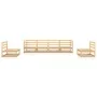 Gartengarnitur 6-teilig Massivholz Kiefer von , Gartensets - Ref: Foro24-3075399, Preis: 360,33 €, Rabatt: %