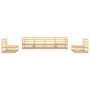 Juego de muebles de jardín 6 piezas madera maciza de pino de , Conjuntos de jardín - Ref: Foro24-3075399, Precio: 360,33 €, D...