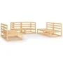 Gartengarnitur 6-teilig Massivholz Kiefer von , Gartensets - Ref: Foro24-3075409, Preis: 360,33 €, Rabatt: %
