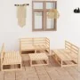 7-teiliges Gartensitzgruppen-Set aus massivem Kiefernholz. von , Gartensets - Ref: Foro24-3075414, Preis: 412,01 €, Rabatt: %