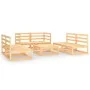 7-teiliges Gartensitzgruppen-Set aus massivem Kiefernholz. von , Gartensets - Ref: Foro24-3075414, Preis: 412,01 €, Rabatt: %