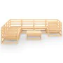 9-teiliges Gartensitzgruppen-Set aus massivem Kiefernholz. von , Gartensets - Ref: Foro24-3075979, Preis: 529,52 €, Rabatt: %
