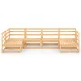 Juego de muebles de jardín 6 piezas madera maciza de pino de , Conjuntos de jardín - Ref: Foro24-3076119, Precio: 360,33 €, D...