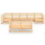 9-piece solid pine wood garden furniture set by , Garden sets - Ref: Foro24-3076199, Price: 536,89 €, Discount: %