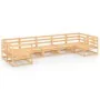 7-piece solid pine wood garden furniture set by , Garden sets - Ref: Foro24-3076249, Price: 390,21 €, Discount: %