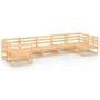 Juego de muebles de jardín 7 piezas madera maciza de pino de , Conjuntos de jardín - Ref: Foro24-3076249, Precio: 390,21 €, D...