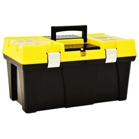 Yellow plastic toolbox 595x337x316 mm by , Toolboxes - Ref: Foro24-146270, Price: 51,26 €, Discount: %