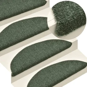 Self-adhesive stair tread mat 5 units 65x21x4 cm green by , Stair mats - Ref: Foro24-149720, Price: 23,18 €, Discount: %