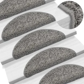 Stair treads 10 units gray 56x17x3 cm by , Stair mats - Ref: Foro24-149783, Price: 49,08 €, Discount: %