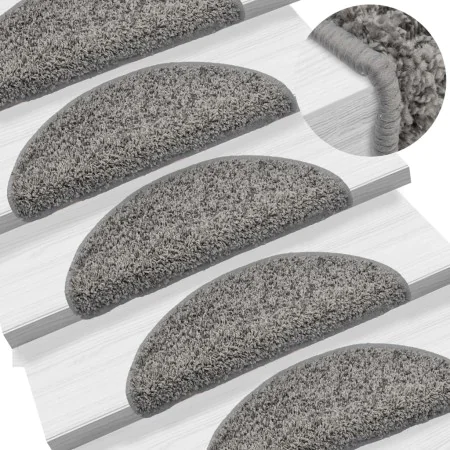 Alfombrillas de escalera 10 unidades gris 56x17x3 cm de , Alfombrillas para escalones - Ref: Foro24-149783, Precio: 50,06 €, ...