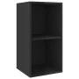 Wohnzimmermöbel-Set, 4-teilig, aus schwarz glänzendem Ingenieurholz. von , TV-Möbel - Ref: Foro24-3079842, Preis: 152,48 €, R...
